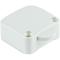 Emuca - Interruptor de contacto para puerta de mueble 2 posiciones ON-OFF- Varios modelos (1 un- Blanco)